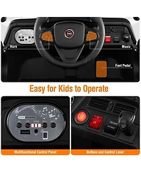 12V Kids Ride on Truck with 3 Speeds and Reverse Forward Function