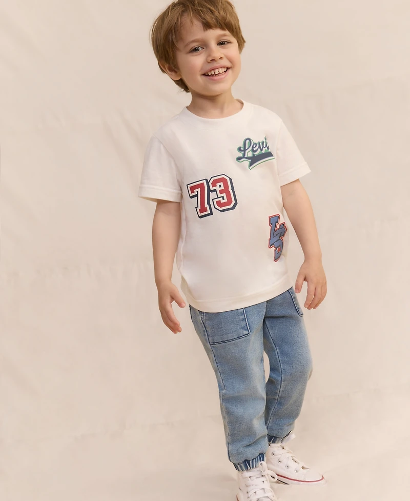 Levi's Toddler Boys 2-Piece Moto Patch T-Shirt and Jogger Pants Set