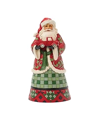 Jim Shore Highland Glen Santa Holding Truck