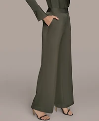 Donna Karan New York Women's Charmeuse Wide-Leg Pants