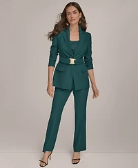 Donna Karan New York Women's Belted Hardware Jacket, Regular & Petite