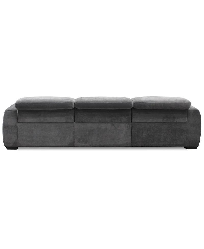 Brownell 3-Pc. Sofa Sectional with 3 Power Motion Chairs, Exclusively at Macy's