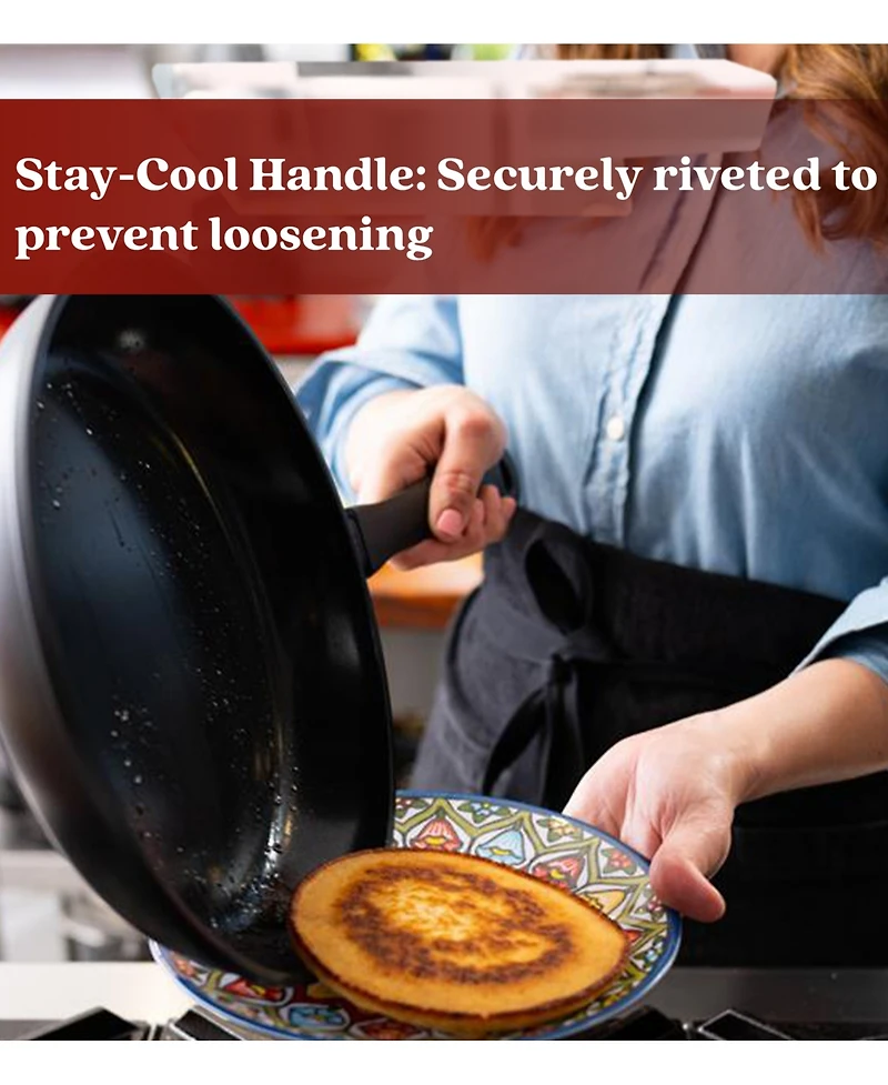 Alva 2pc Nonstick Ceramic Frying Pan Set – Chemical-Free, Ultra-Durable, Stress-Free Cleanup