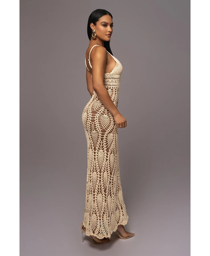 Jluxlabel Women's Great Escape Crochet Maxi Dress