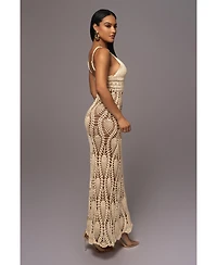 Jluxlabel Women's Great Escape Crochet Maxi Dress