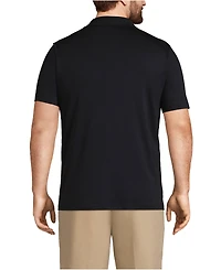 Lands' End Men's Short Sleeve Cotton Supima Polo Shirt with Pocket