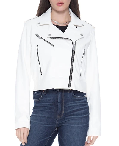 blue revival Women's Ride or Die Leather Jacket