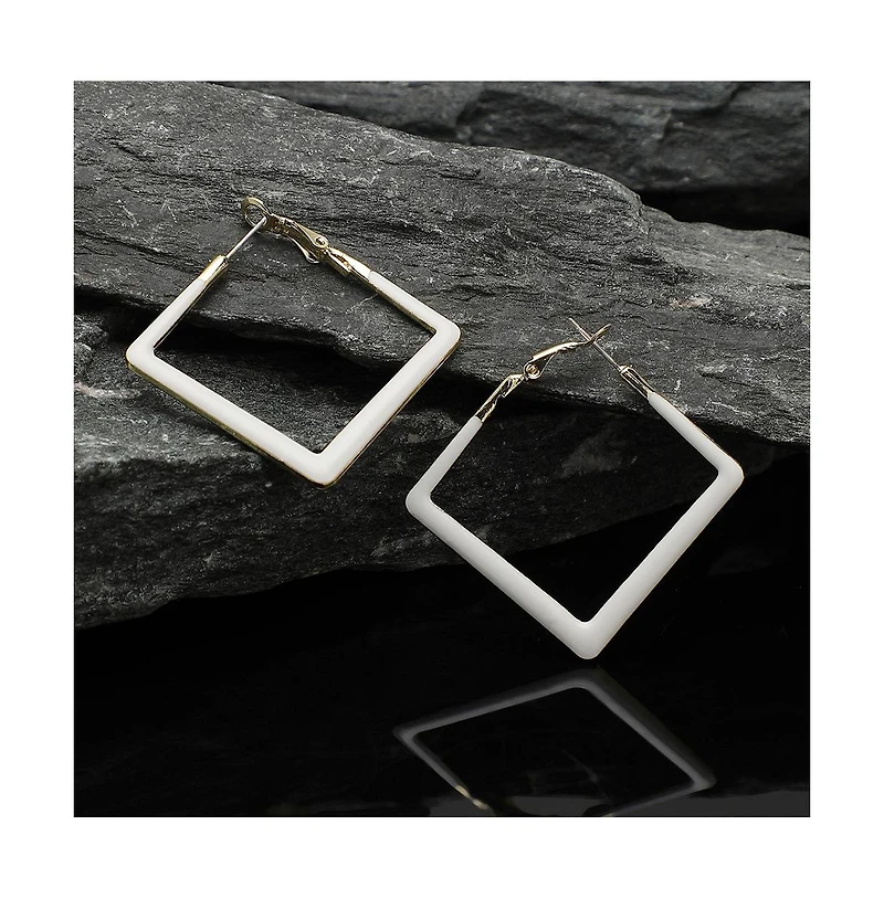 Sohi Geometric Hoop Earrings