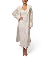 Jluxlabel Floral Embroidered Coat