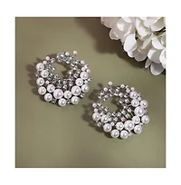 Sohi Pellet-Swirl Drop Earrings