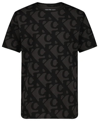 Calvin Klein Big Boys Stacked Short Sleeve T-Shirt