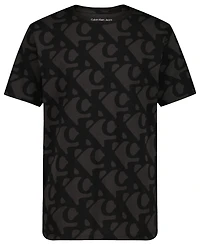 Calvin Klein Big Boys Stacked Short Sleeve T-Shirt