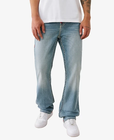 True Religion Men's Ricky Super T Mesh Flap Jeans