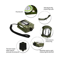 Aofar Af-4580 Military Compass & Fire Starter, Waterproof, Shakeproof, Survival Kit for Camping, Hiking, Hunting, Backpacking