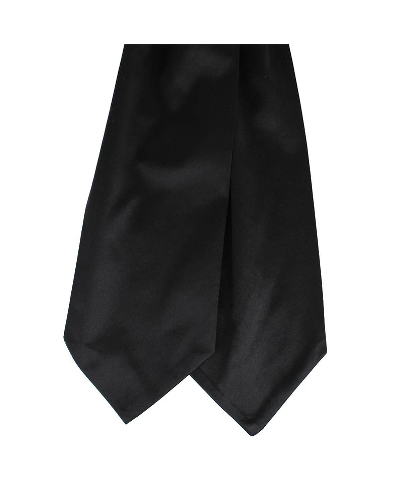 Trafalgar Men's Grant Solid Colored Silk Ascot