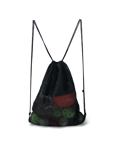 19"x15" Mesh Drawstring Backpack Bag for Sports Gym Gear, Backpacking, Camping Travel (Several Colors Available)