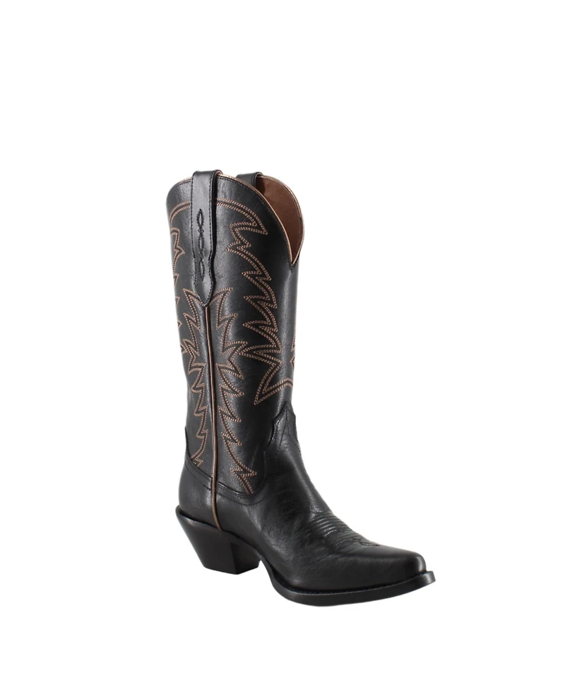 Isabella Leather Cowgirl Boots - Stylish Western Footwear & Comfort By Buck Brana