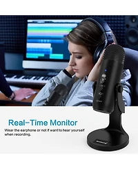 ZealSound k66 + k08 Gold Microphone Bundle
