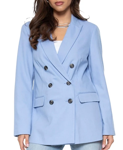 blue revival Women's Boyfriend Blazer