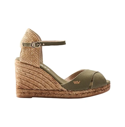 Aiguablava Limited Edition Canvas Espadrille Sandal Wedges