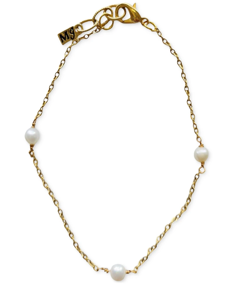 Minu Jewels Freshwater Pearl Link Bracelet