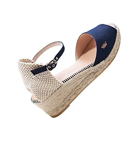 Cavall Canvas Espadrille Sandal Wedges