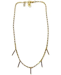 Minu Jewels Gold-Tone Bar Charm Statement Necklace, 16" + 1" extender