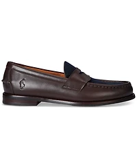 Polo Ralph Lauren Men's Alston Leather & Plaid Wool Penny Loafers