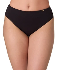 Bali Women's Lux Cotton Essentials High-Cut Underwear Dflehc