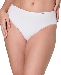 Bali Women's Lux Cotton Essentials High-Cut Underwear Dflehc