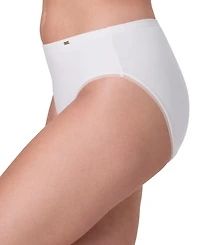 Bali Women's Lux Cotton Essentials High-Cut Underwear Dflehc