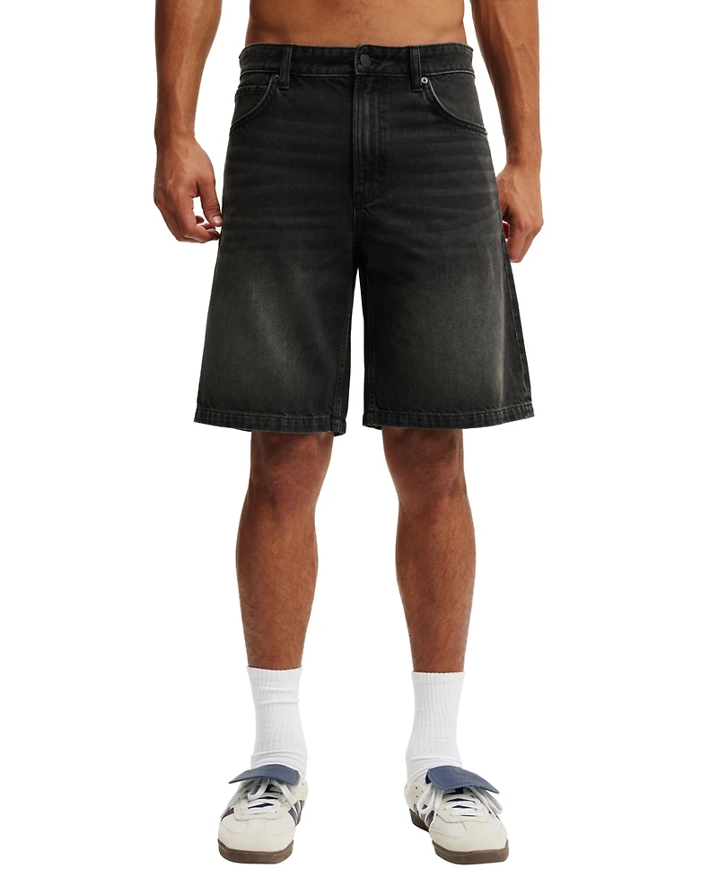 Cotton On Men's Baggy Denim Shorts
