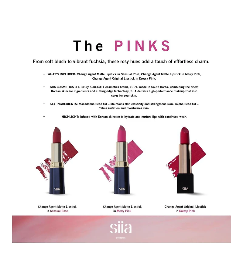 3-Pc. The Pinks Set