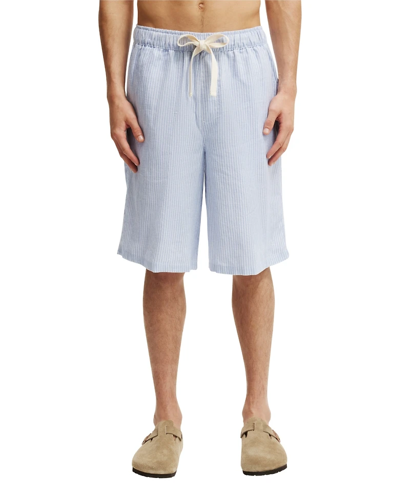 Cotton On Men's Baggy Linen Shorts