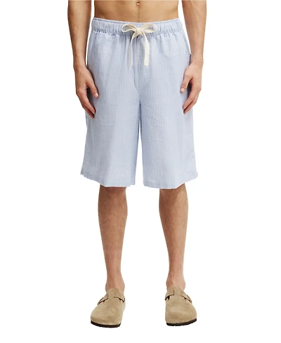 Cotton On Men's Baggy Linen Shorts