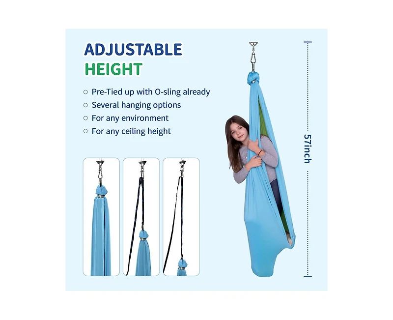 Outree Sensory Swing for Kids with 360° Swivel