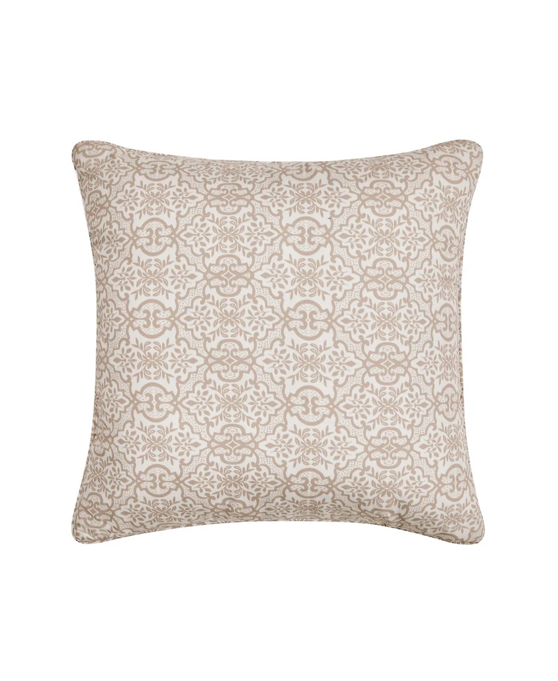 Royal Court Rosewood Evergreen Square Decorative Pillow, 16" x 16"