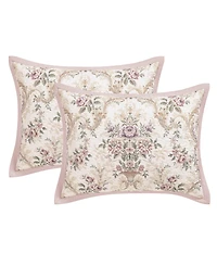 Royal Court Avant Garden Floral Medallion 3-Pc. Quilt Set, King/California King