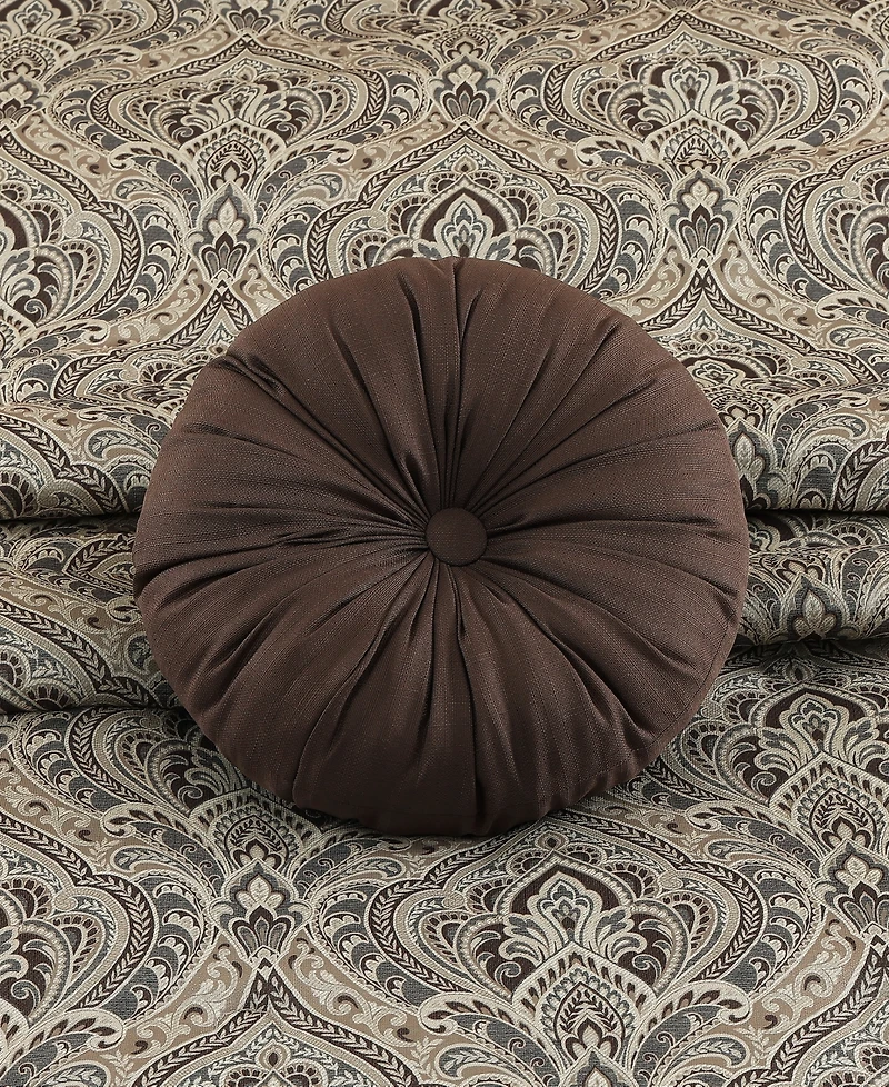 Royal Court Maren Tufted Decorative Pillow, 15" Round