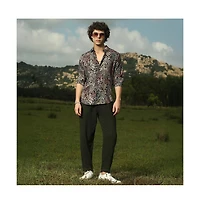 Campus Sutra Men's Multicolour Regal Foliage Shirt