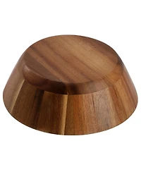 MegaChef 4 Piece 6.75 Inch Acacia Wood Salad Bowl Set