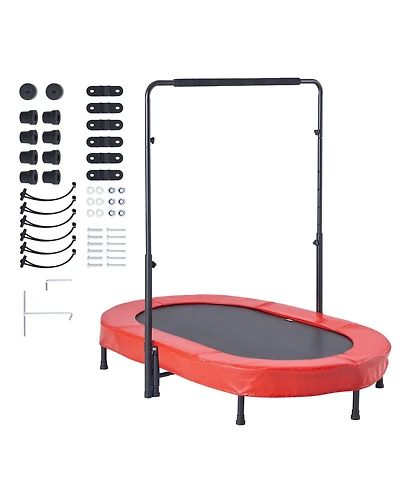 Slickblue Portable Foldable Mini Toddler Trampoline Indoor Outdoor Kids Bounce Toy
