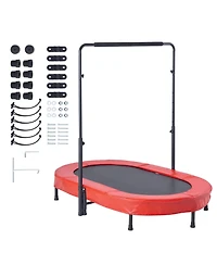 Slickblue Portable Foldable Mini Toddler Trampoline Indoor Outdoor Kids Bounce Toy