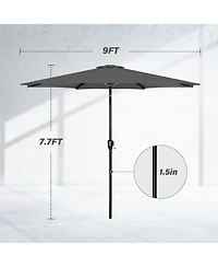 Flynama One Patio Umbrella Outdoor Table Market Yard Umbrella
