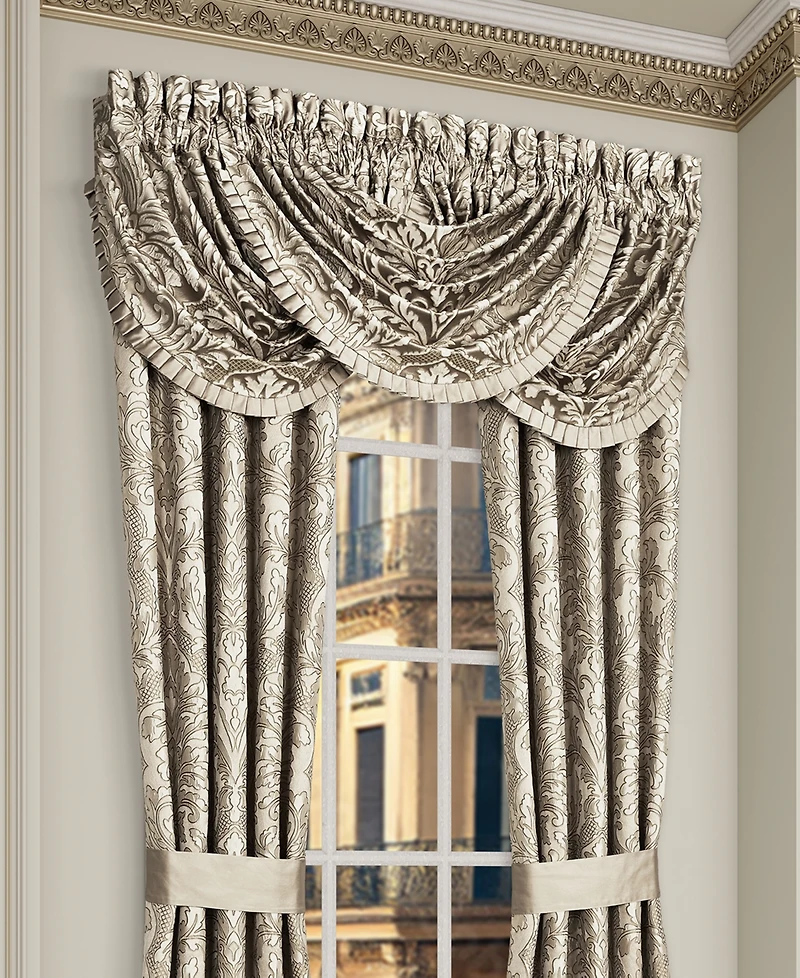 J Queen New York Brunello Window Waterfall Valance, 33" x 43"