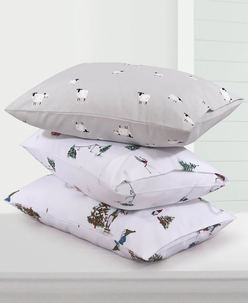 Azores Home Sofi Paisley Extra Deep Pocket Flannel 4-Pc. Sheet Set