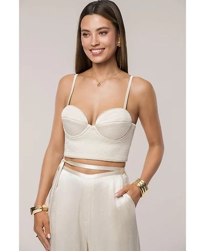 Jluxlabel Thalia Textured Bustier