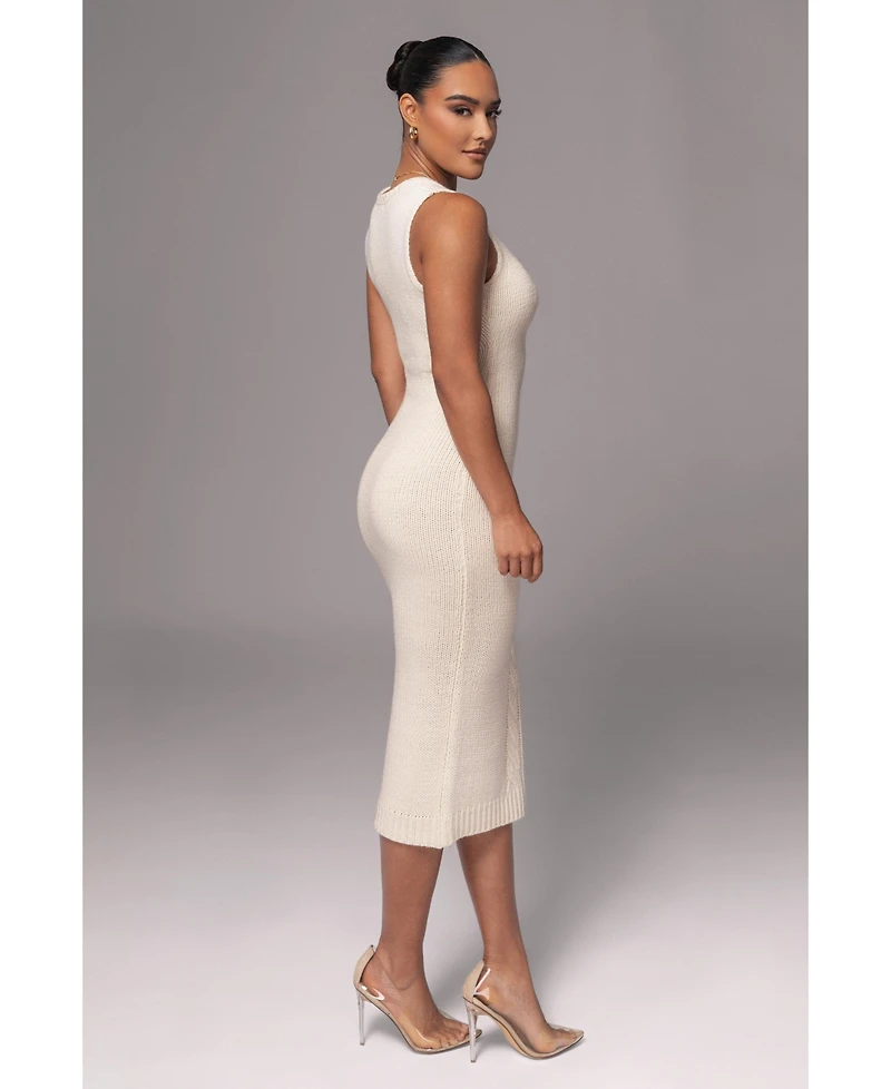 Jluxlabel Women's Sleeveless Cable Knit Dress