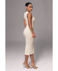 Jluxlabel Women's Sleeveless Cable Knit Dress