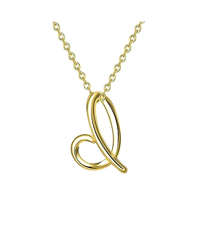GiGiGirl Stylish 14K Gold Plated Initial Necklace.